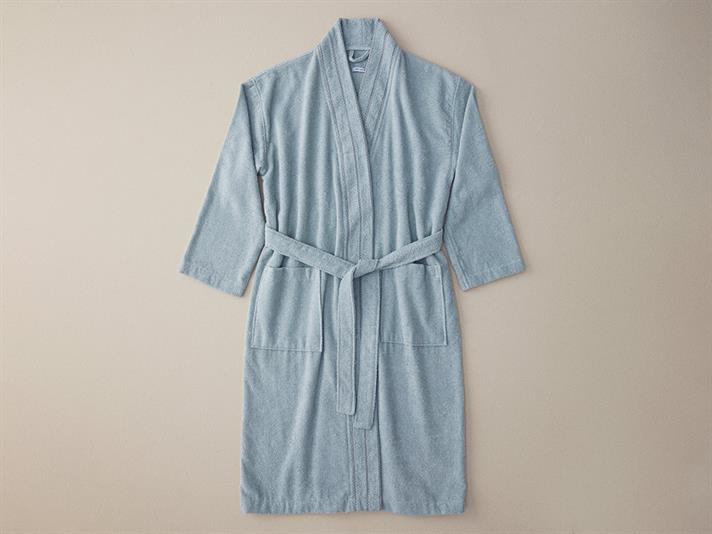 Halat de baie, Soft, bumbac, L-XL, verde mentă