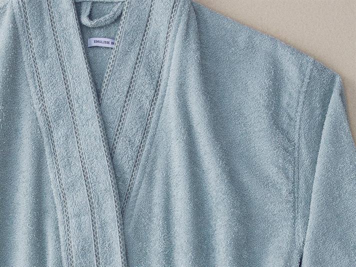 Halat de baie, Soft, bumbac, L-XL, verde mentă