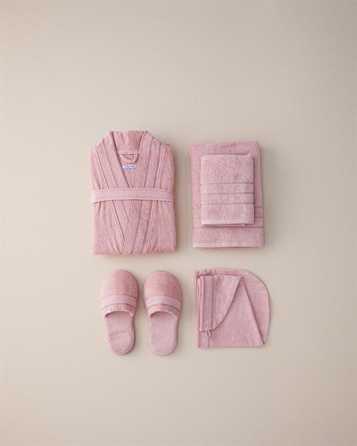 Soft Halat De Baie, Bumbac, S-M, Coral