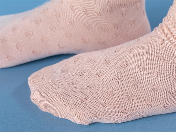 Soft Cotton Women Ankle Socks 36-40 Light Pink,