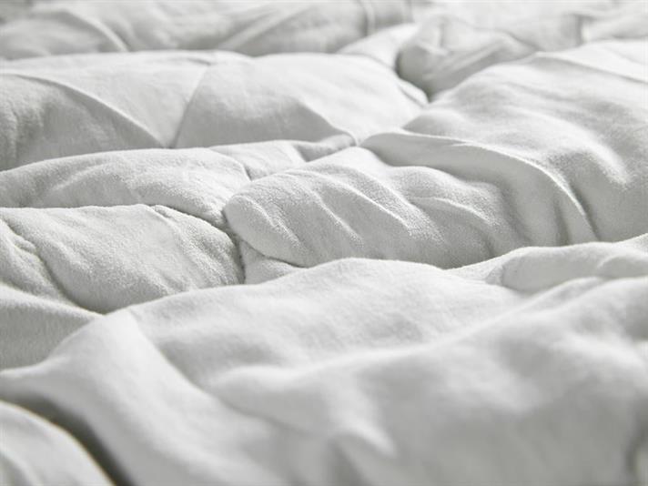 Soft Pilotă King Size, Microfibra Încrețită, 235*215 Cm, Albastru İnchis