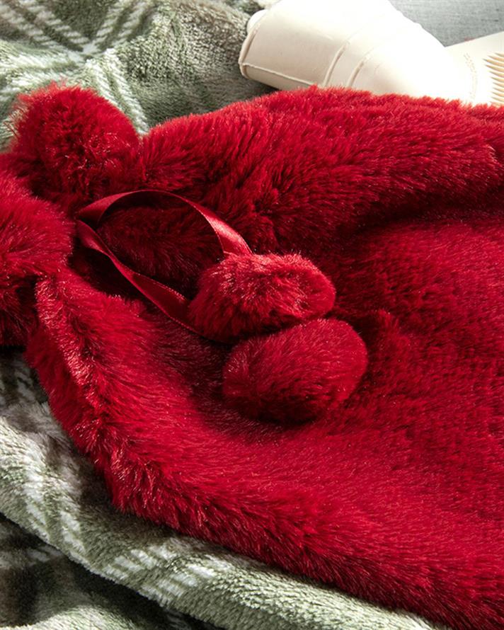 Soft Sticlă De Apă Caldă , 10,4*10,4*22,6 Cm, Crem Deschis