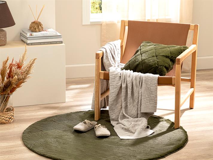 Soft Touch Blană Artificială, Iepure De Pluș, 120 Cm, Kaki