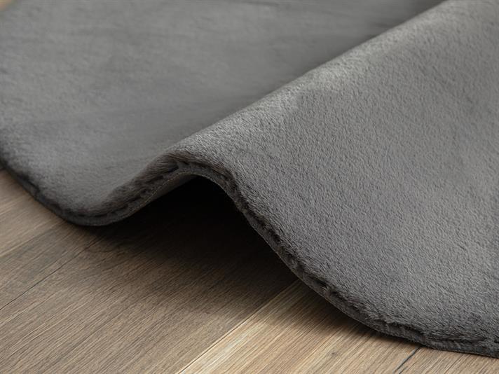 Soft Touch Blană Artificială, Iepure De Pluș, 90 Cm, Gri Închis