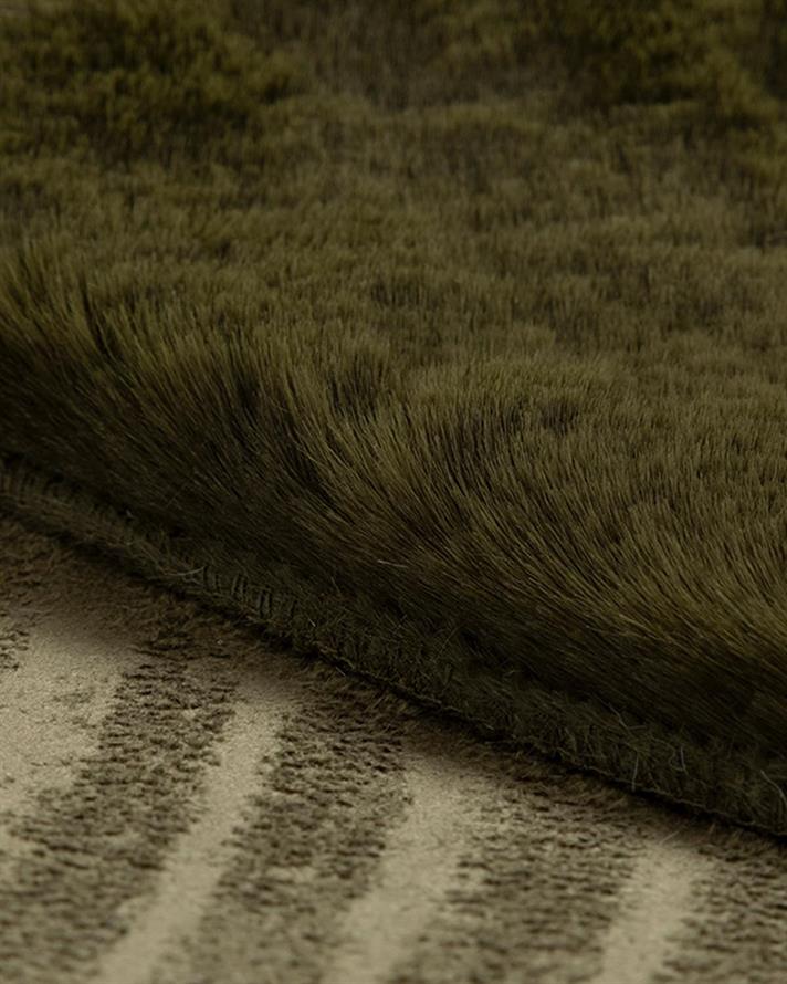 Soft Touch Blană Artificială, Iepure De Pluș, 60*90 Cm, Kaki