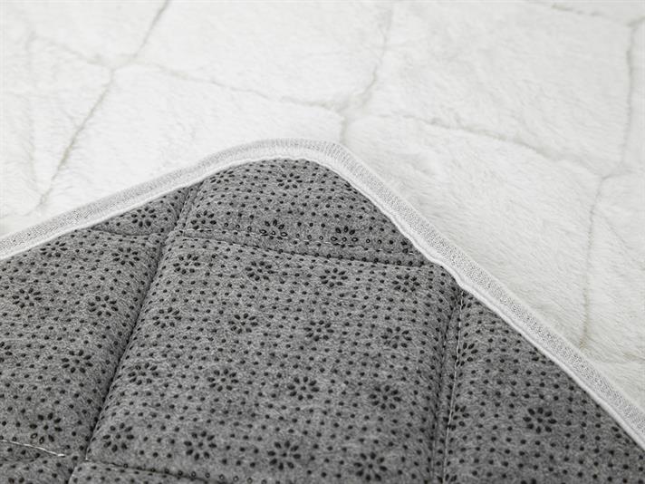 Soft Touch Covoraș De Baie, Iepure De Pluș, 50*80 Cm, Argintiu