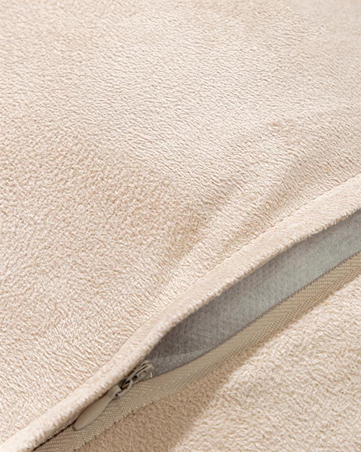 Soft Touch Husă De Pernă, Iepure De Pluș, 45*45 Cm, Gri Deschis