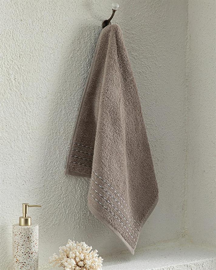 Soft Wave Prosop De Față, Bumbac, 50*70 Cm, Gri Deschis