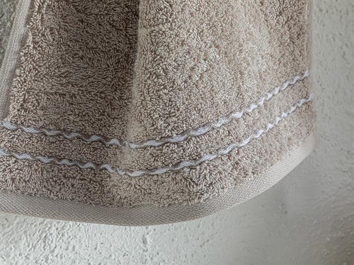 Soft Wave Prosop De Mână, Bumbac, 30*40 Cm, Gri Deschis