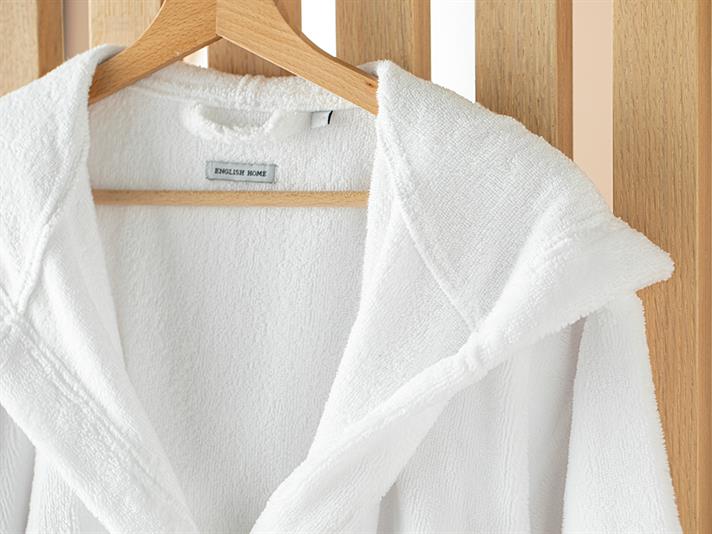 Softy Halat De Baie Din Bumbac Cu Glugă, Triga, L-Xl, Argintiu