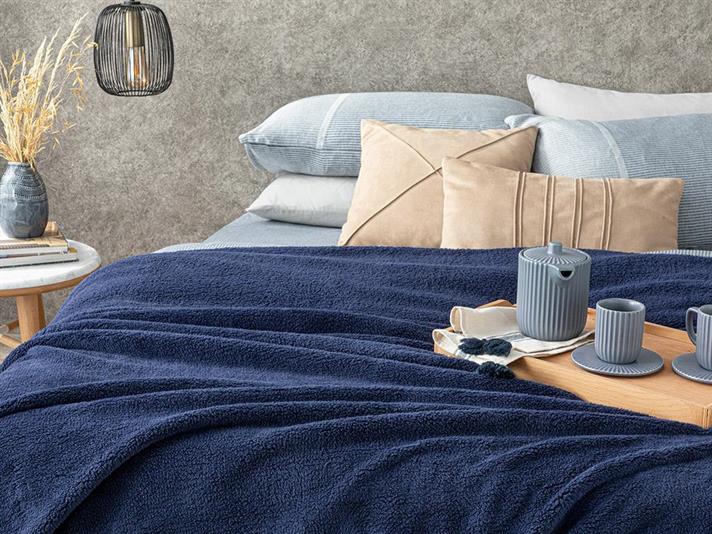 Softy Wellsoft Double Pătură 200x220 cm Albastrul Nopții