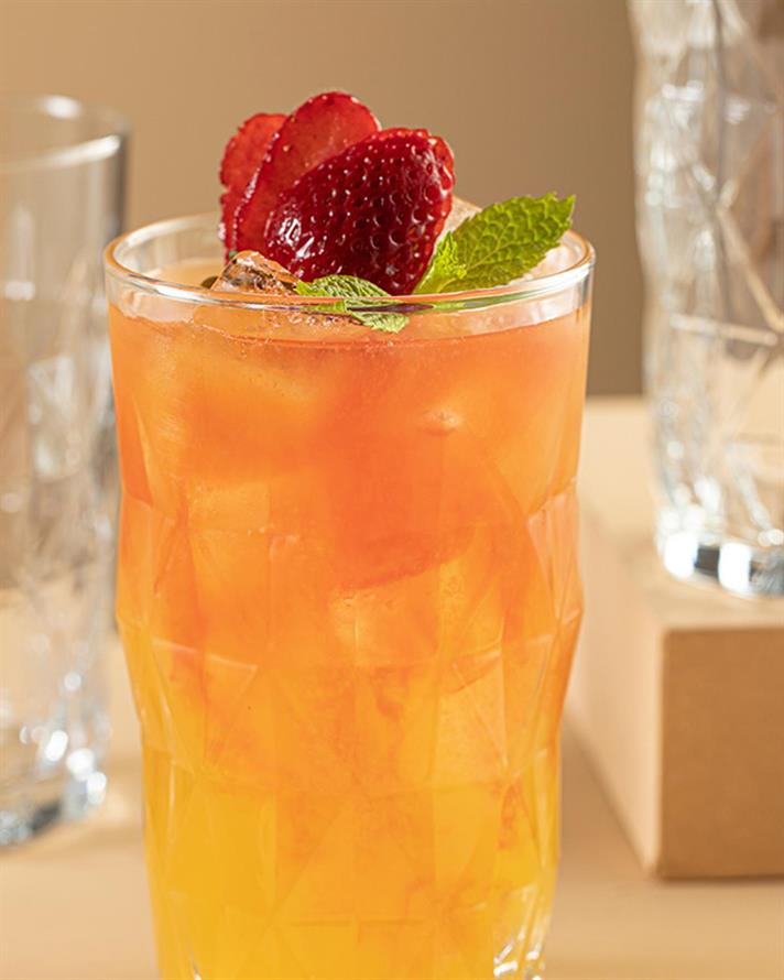 Sofya Glass 3 Set Juice Glass 460 ml Transparent