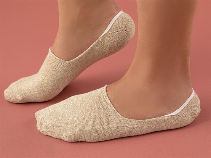 Sparkle Silvery Women Ballet Socks 36-40 Gold