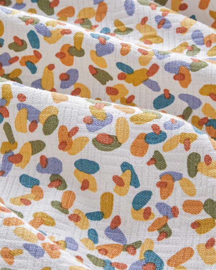 Splash Imprimat Cu Bumbac Single Pătură De Vară 150x220 cm Verde