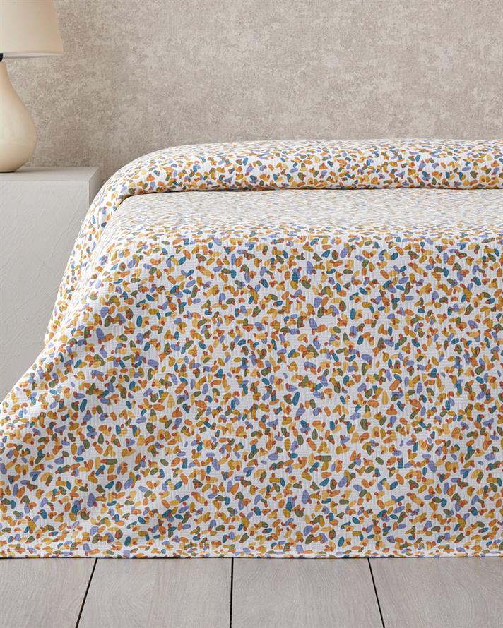 Splash Imprimat Cu Bumbac Single Pătură De Vară 150x220 cm Verde