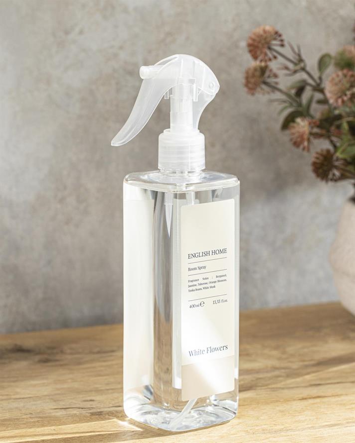 Spray de camera, White Flowers, 400 ml, bej