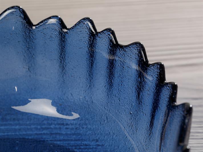 Stardust Glass Bowl 11 cm Navy Blue