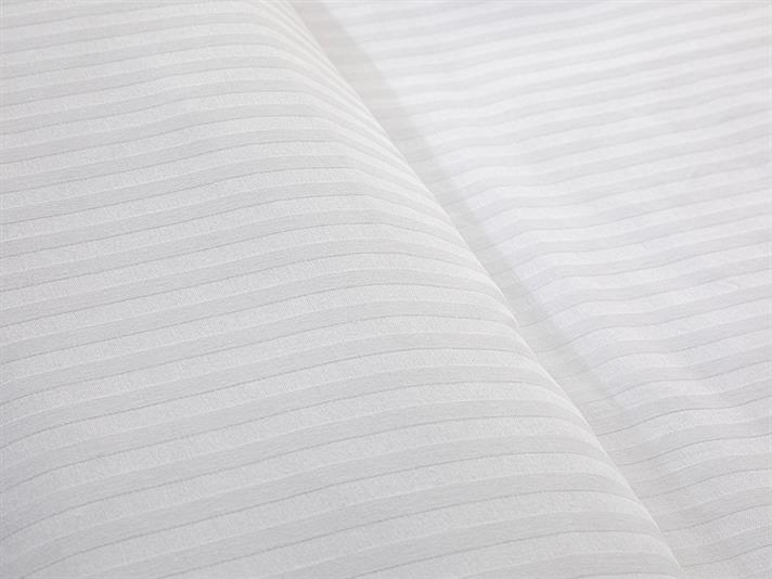  Lenjerie de pat completă, pentru două persoane, Starry, poplin, 160x220 Cm/ 180x240 cm/ 50x70+20 cm, alb