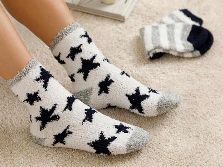Stea Pluș Plush Standart Cremă Deschisă - Albastru Bleu