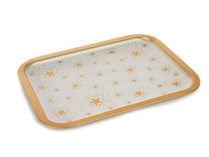 stele Metal Soft Touch Tavă 35.7x27.2 cm Bej