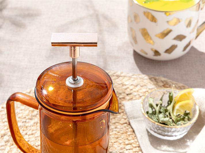 Stelton Stainless Steel French Press 350 ml Amber