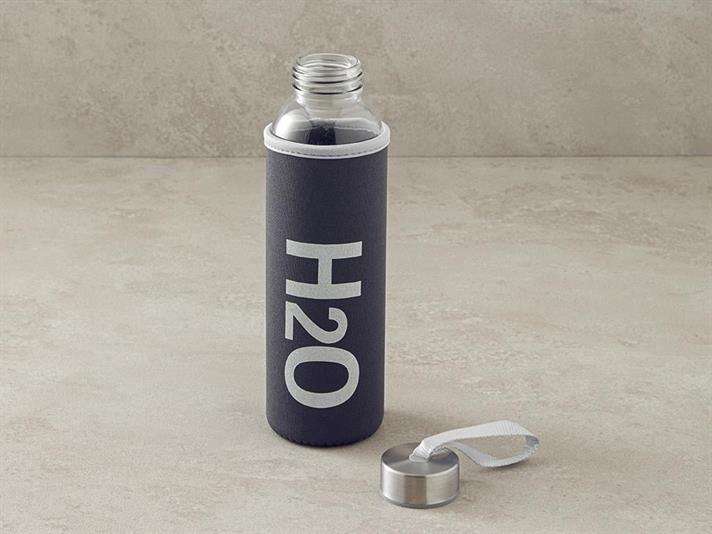 Sticlă apă, Best Bottle, sticlă, 500 ml, gri