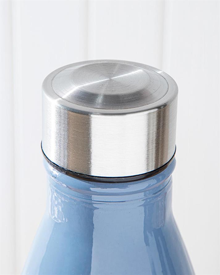 Sticlă apă, Clement, sticlă, 1000 ml, bleu