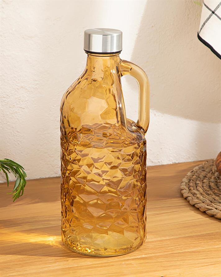 Sticlă apă, Riley, sticlă, 1000 ml, portocaliu