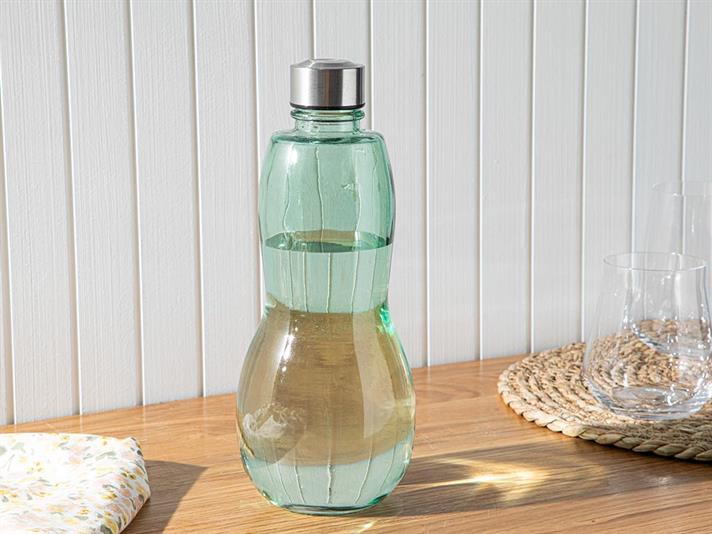 Sticlă apă, Ring, sticlă, 1100 ml, verde