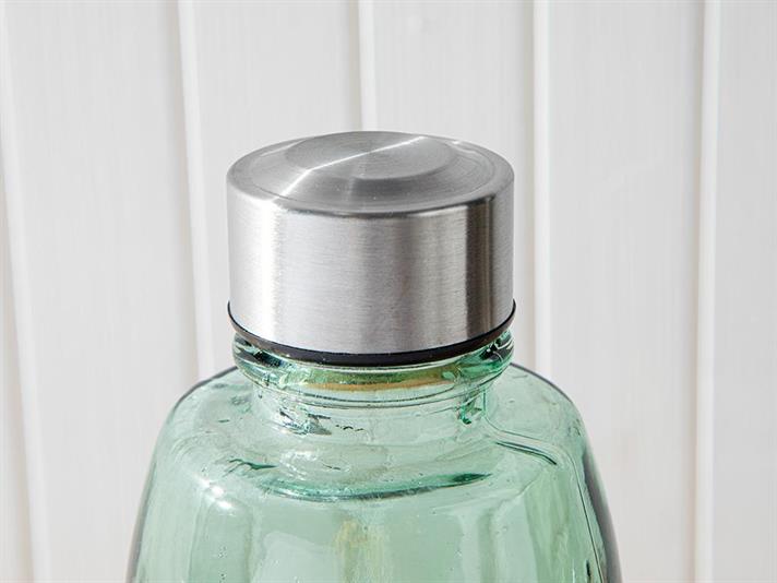 Sticlă apă, Ring, sticlă, 1100 ml, verde