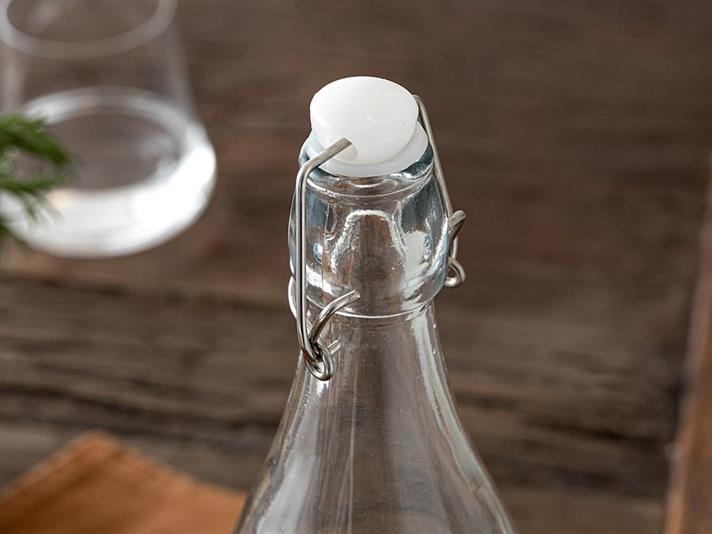 Sticlă apă, Tiffany, sticlă, 1000 ml, transparent