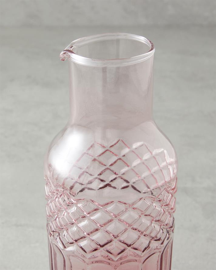 Carafa, Blush, sticla, 1000 ml, roz