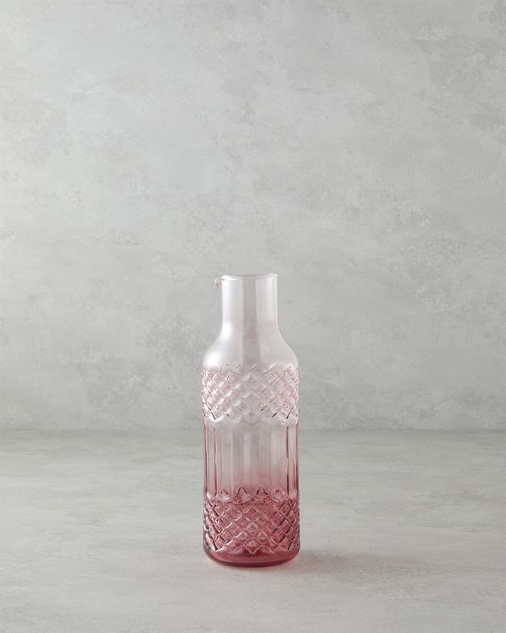Carafa, Blush, sticla, 1000 ml, roz