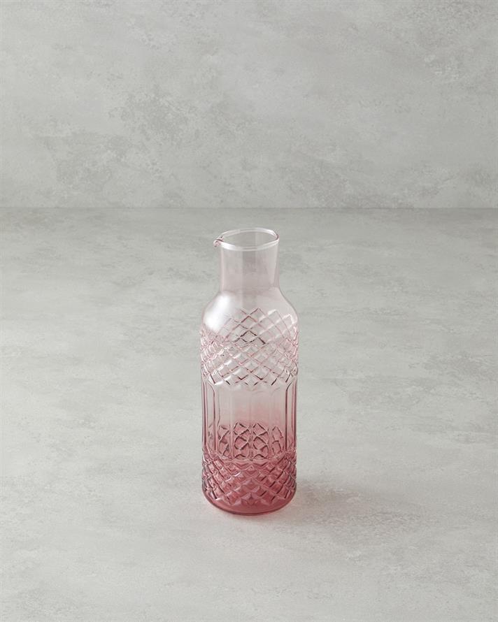 Carafa, Blush, sticla, 1000 ml, roz