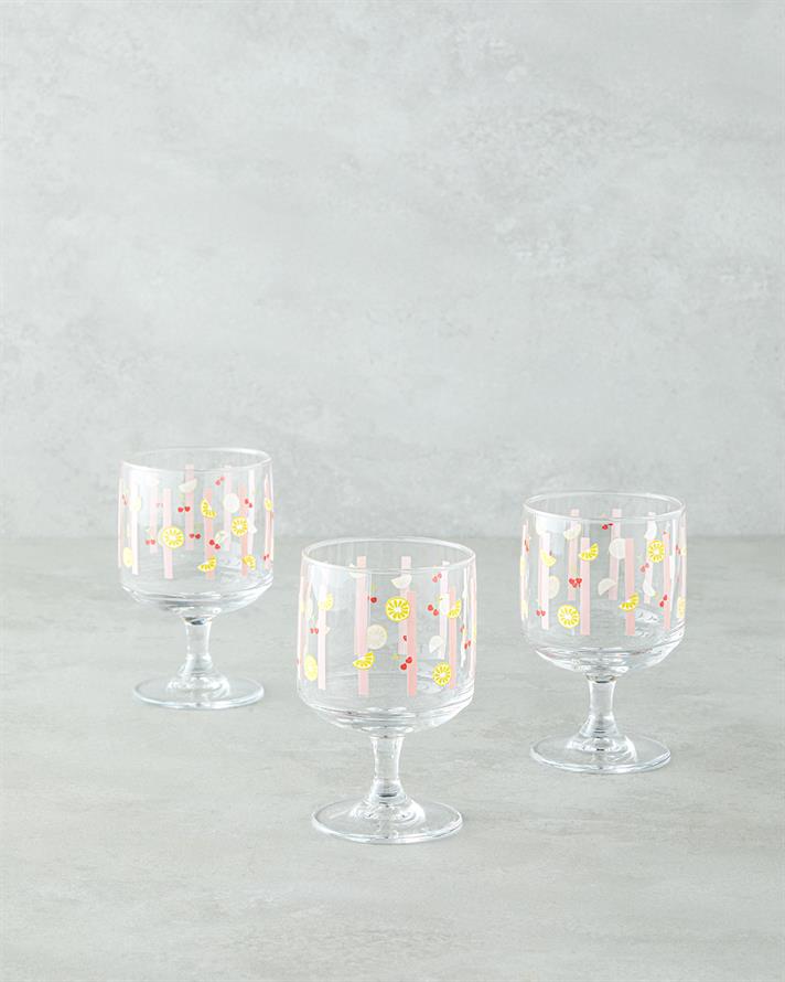 Cherrylim Sticlă Cu 3 Piese Cană 300 ml Colorat
