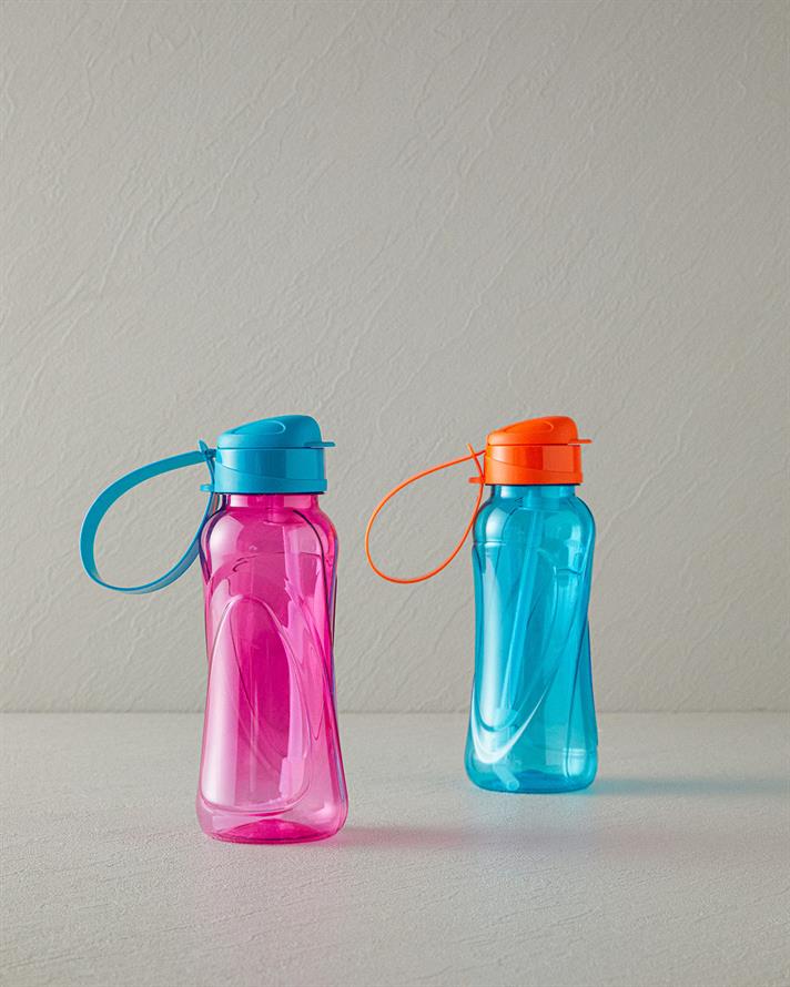 Sticlă pentru copii, Bubble, 450 ml, tritan, portocaliu