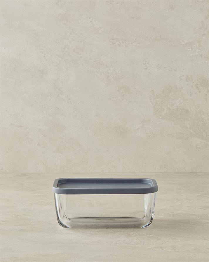 Sticlă Recipient Depozitare 1170 ml Gri