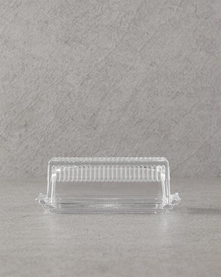 Glass Butter Holder 6,5 cm Transparent