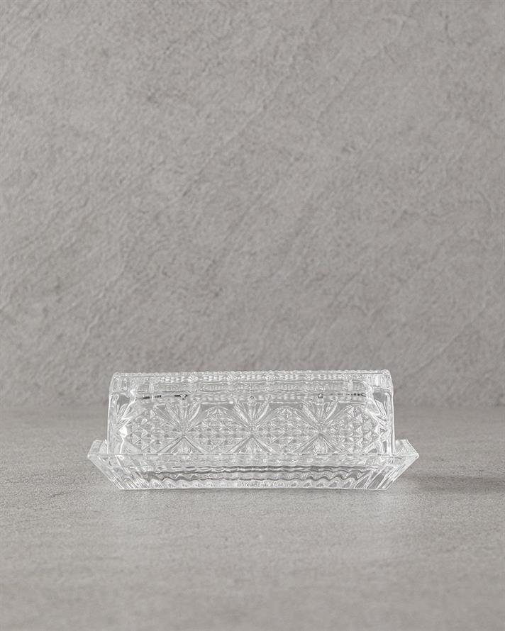 Glass Butter Holder 6 cm Transparent