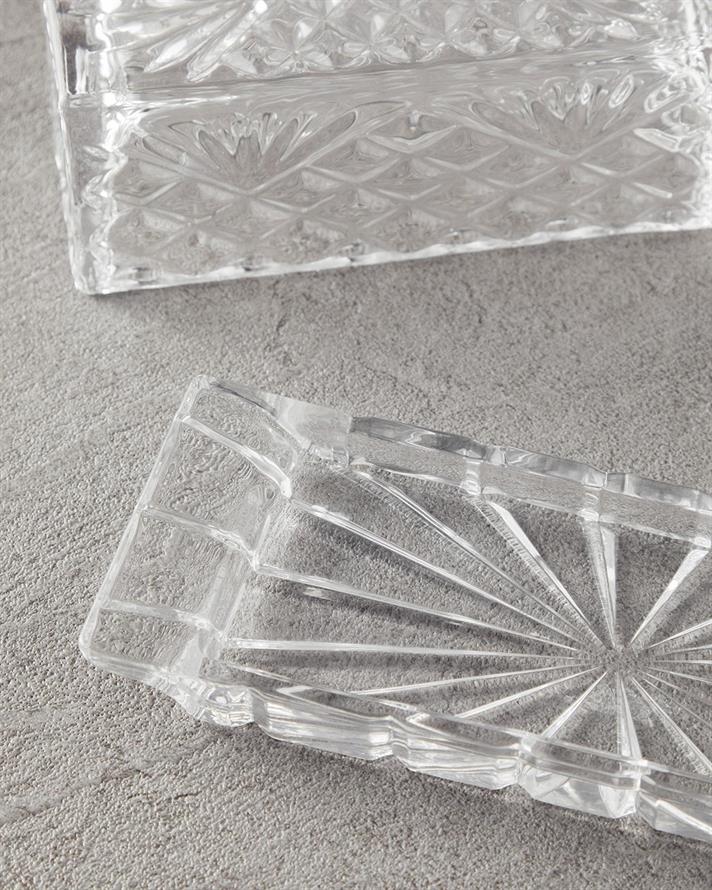 Glass Butter Holder 7 cm Transparent
