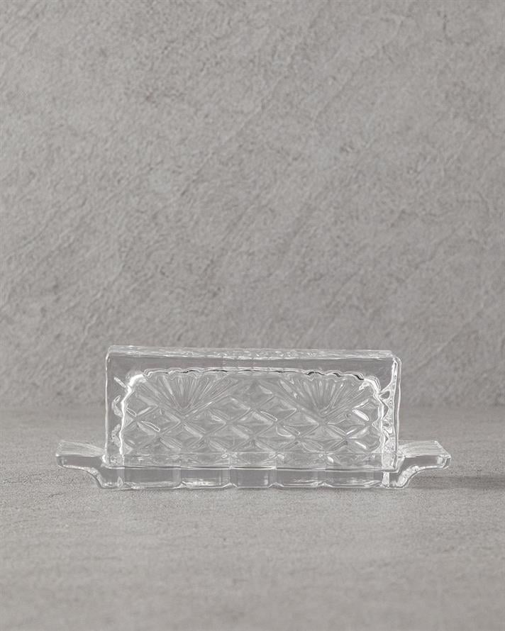 Glass Butter Holder 7 cm Transparent