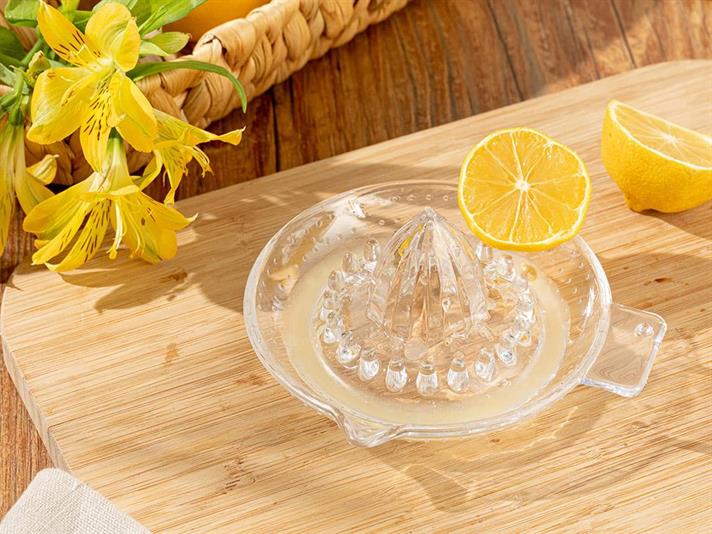 Axel Acrylic Lemon Squeezer 13x15 cm Transparent