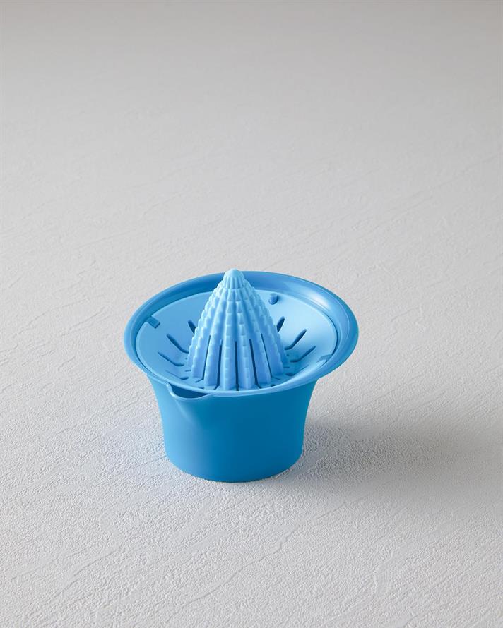 Mini Squeezer Plastic Storcător Lămâie 10 cm Albastru