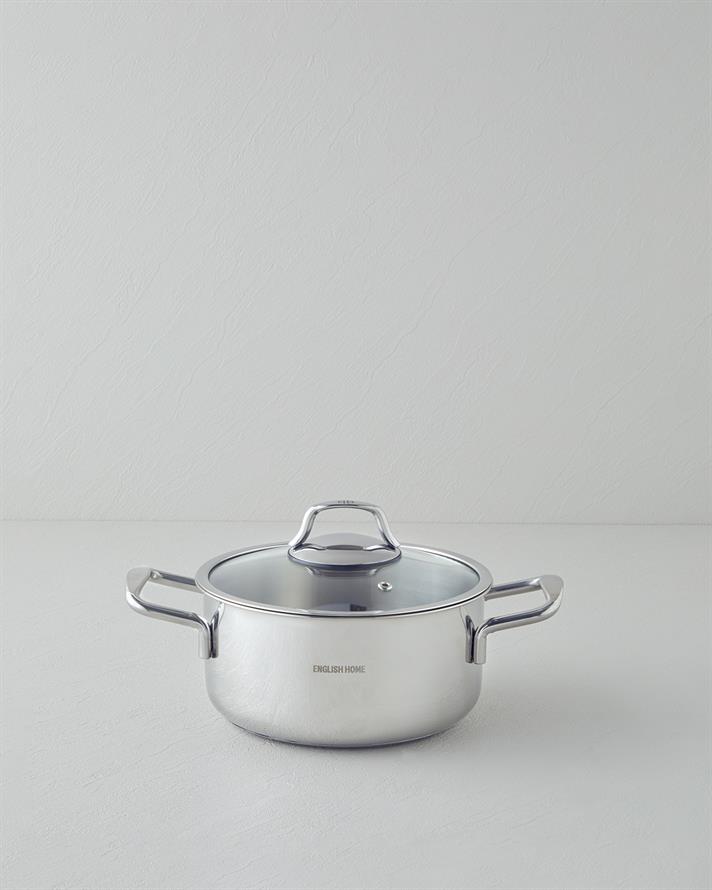 strălucire Oțel Adânc Cratiță 16x10 cm Silver