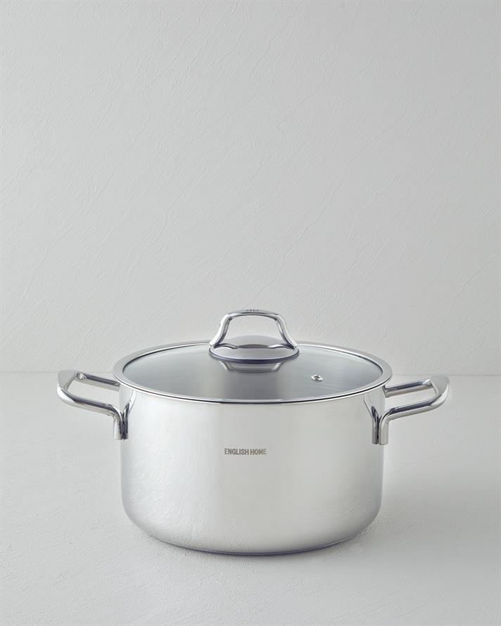 strălucire Oțel Adânc Cratiță 24x14 cm Silver