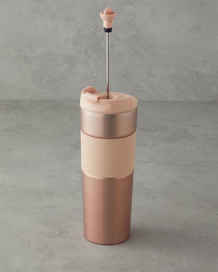 strălucire Oțel Termos 450 ml Roz