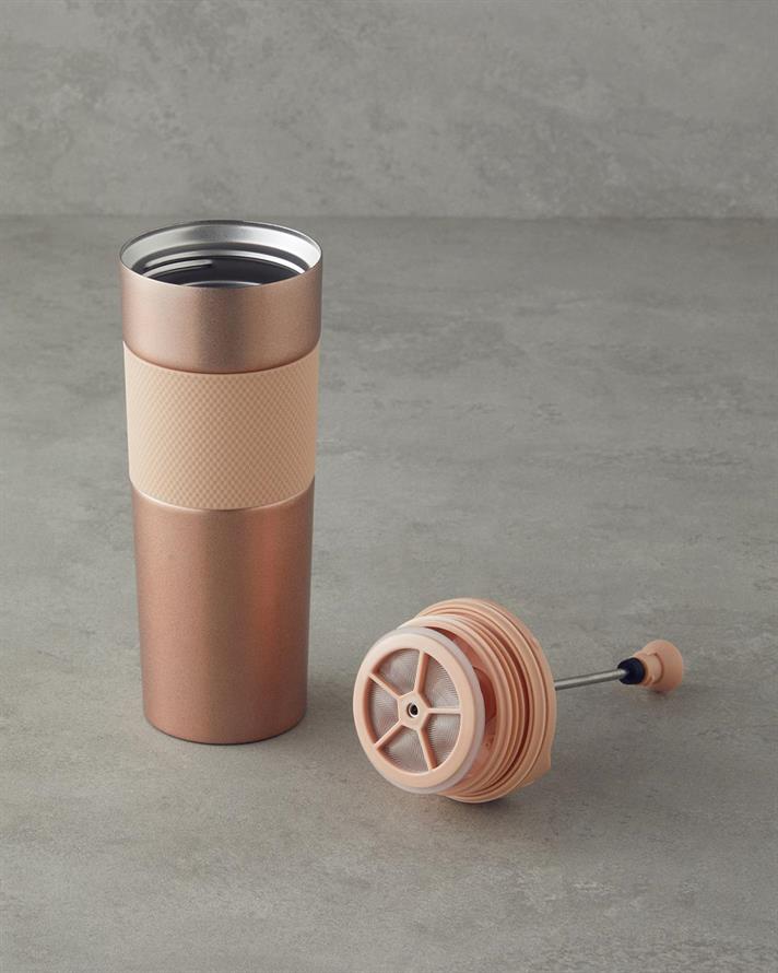 strălucire Oțel Termos 450 ml Roz