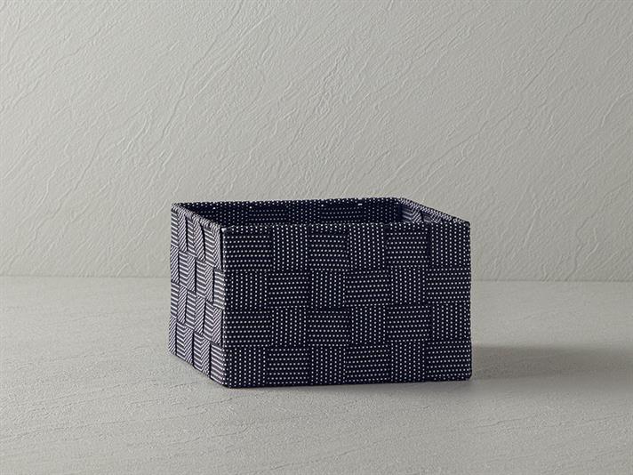 Cos depozitare, Shine, polipropilena, 17x17x10,5 cm, negru