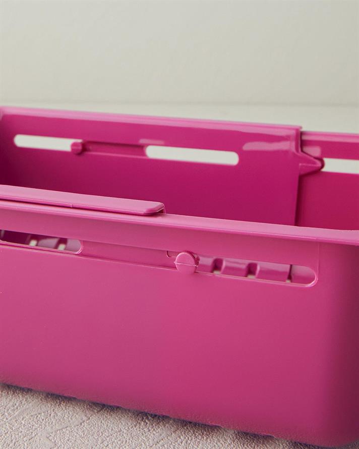 drept Plastic Strecurătoare Reglabilă Pentru Chiuvetă Strecurătoare 35 Cm Roz