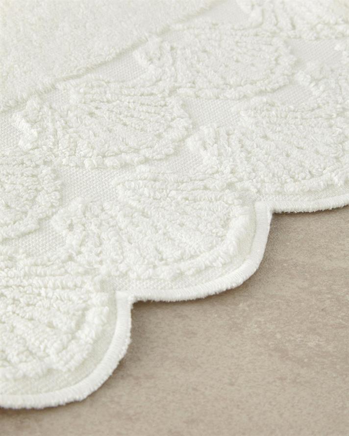 stridie Cu Bumbac Prosop De Față 50x80 cm Ecru